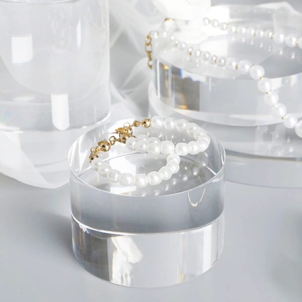 ジュエリーディスプレイベース - ソリッドルーサイトラウンドブロック