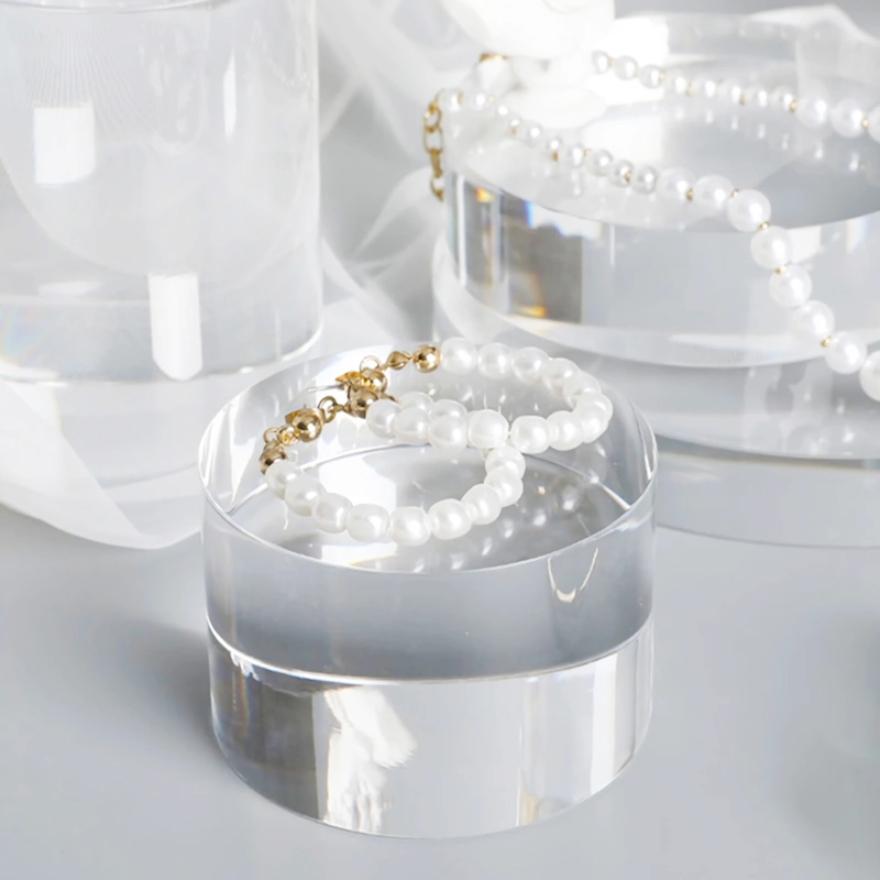 ジュエリーディスプレイベース - ソリッドルーサイトラウンドブロック