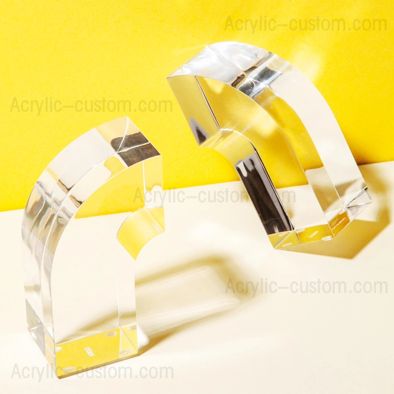 lucite bookends - モダンなブックエンド アクリル ブック スタンド