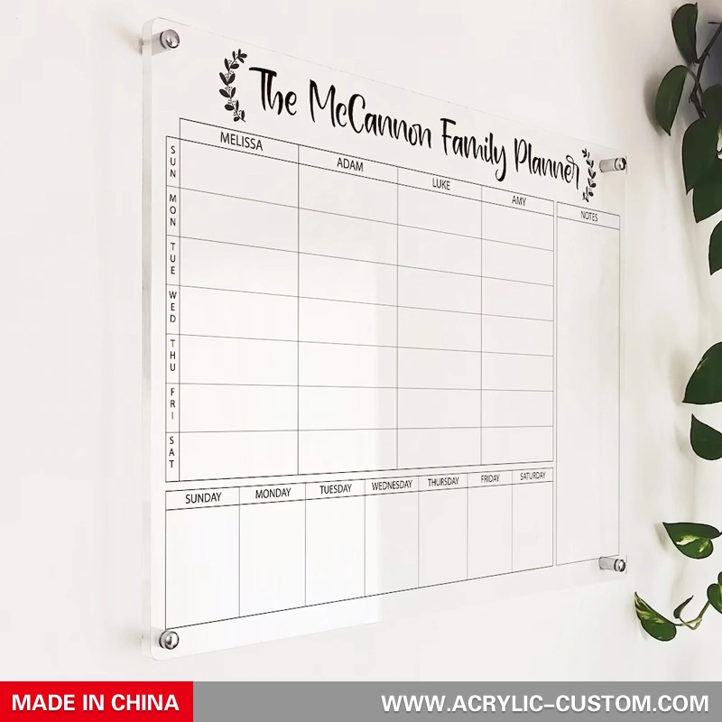 アクリル家族カレンダー - ルーサイト カレンダー ウォール プランナー