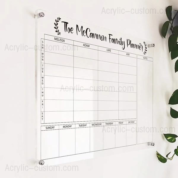 アクリル家族カレンダー - ルーサイト カレンダー ウォール プランナー