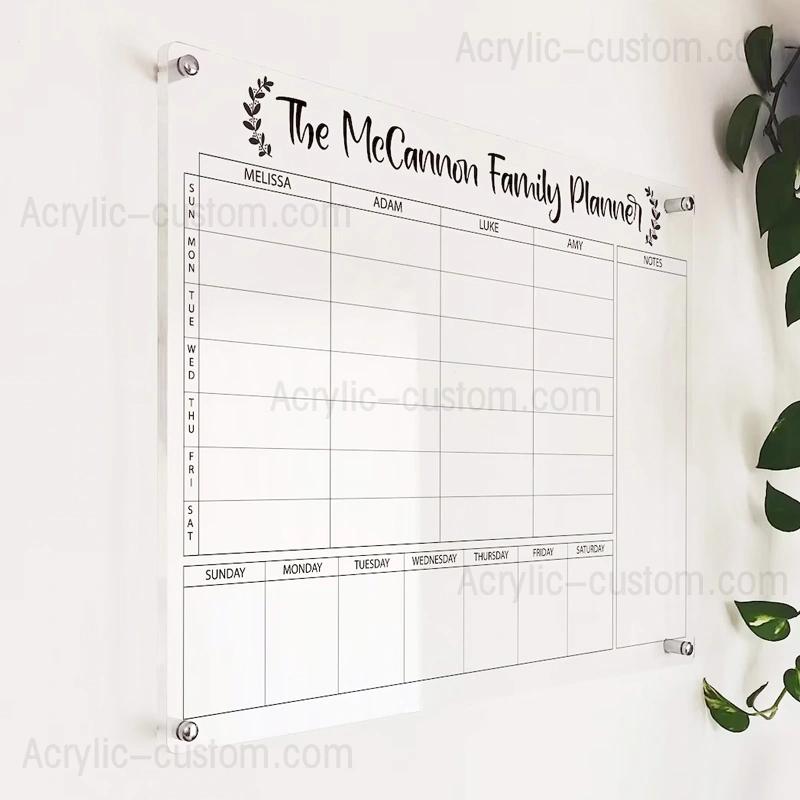 アクリル家族カレンダー - ルーサイト カレンダー ウォール プランナー
