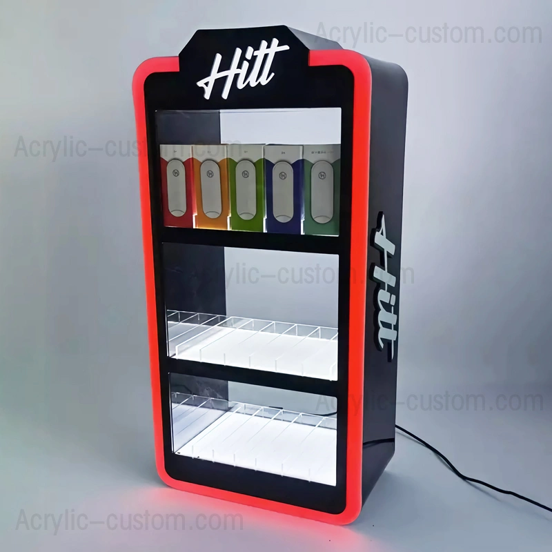電子タバコとアーク ディスプレイ スタンド - led アクリル ディスプレイ キャビネット