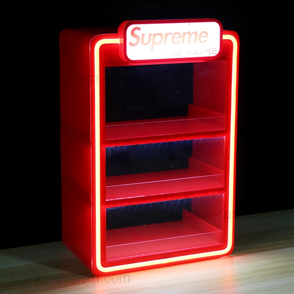 vitrina led - pantalla de acrílico smok vape