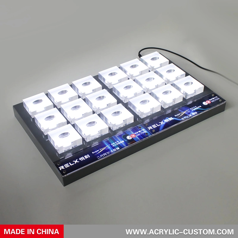 vape storeの小売ディスプレイ - 使い捨てvapeペンディスプレイラック