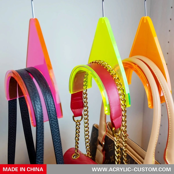 Handbag Acrylic Hanger - Acrylic Purse Hook for Bags