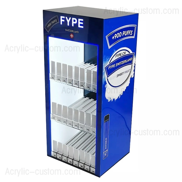 support de vape de promotion led - affichage acrylique pop