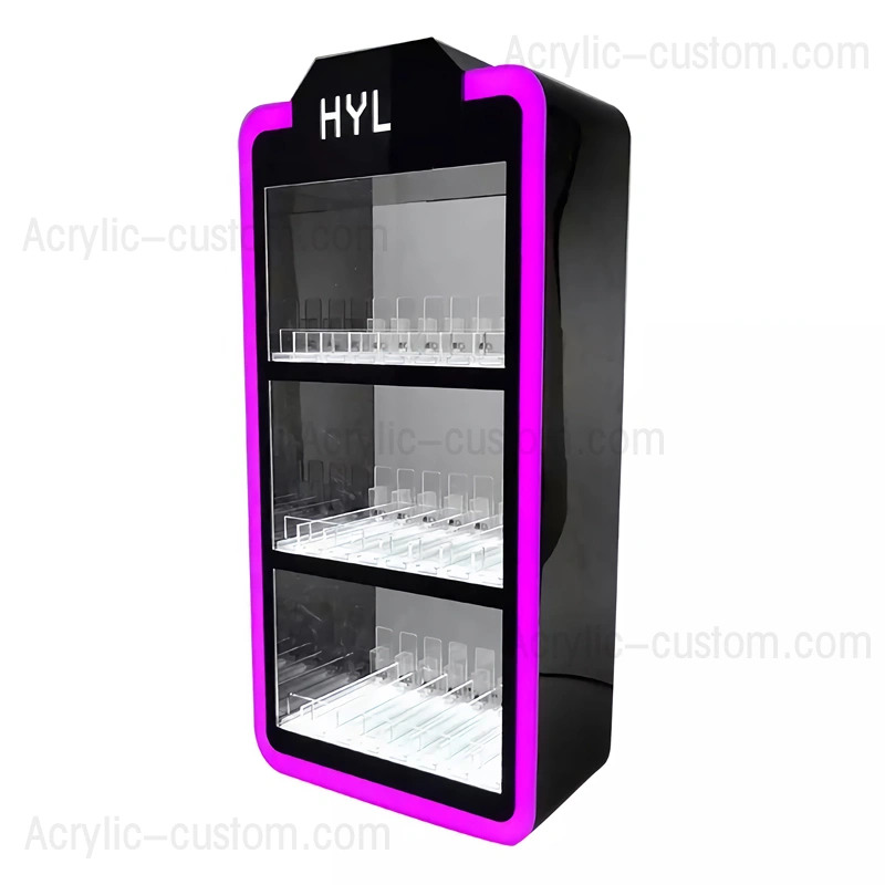 アクリル アーク ディスプレイ - 小売店 rgb 電子タバコ ディスプレイ キャビネット