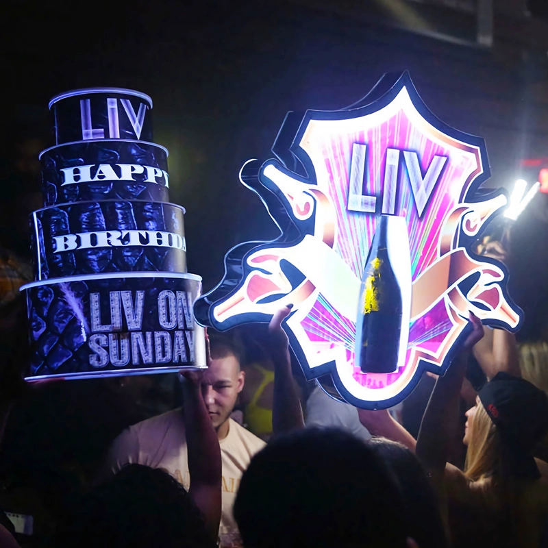 ロイヤル ボトル プレゼンター glorifier - led ボトル glorifier ディスプレイ