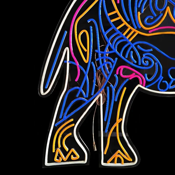 Neon Light Sign Elephant - Custom Neon LED Sign