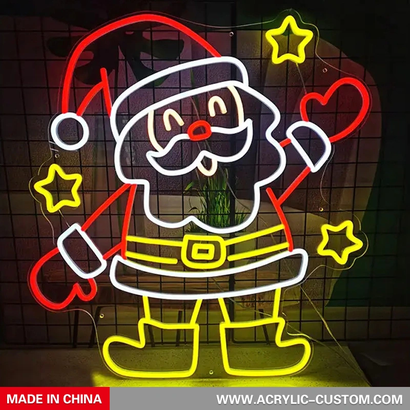 Christmas Neon LED Signs - Neon Sign Custom Father Christmas