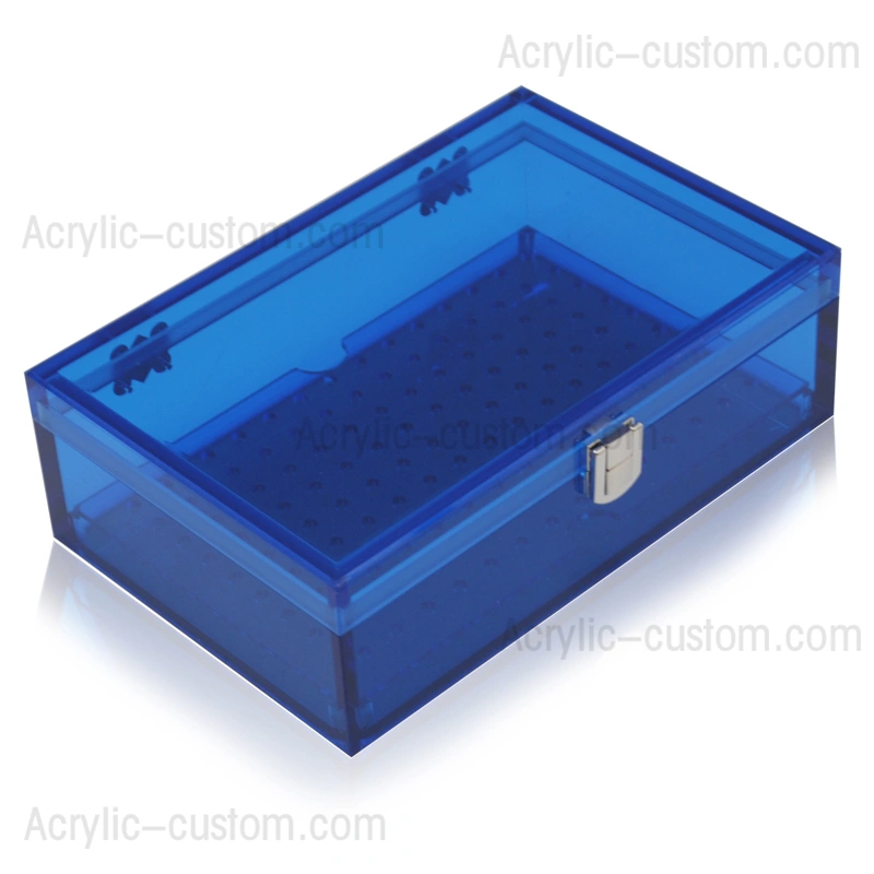 Акриловый хьюмидор - коробка для сигарет/сигар с замком