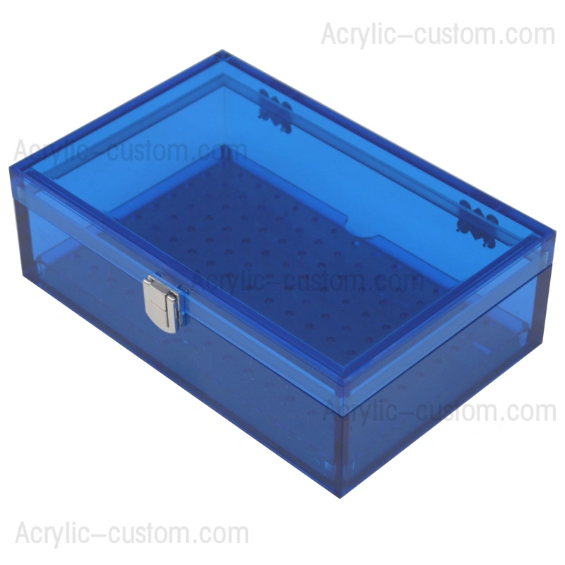 Акриловый хьюмидор - коробка для сигарет/сигар с замком