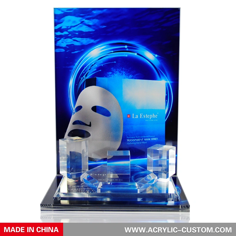 化粧品/フェイシャルマスクディスプレイスタンド - 小売用アクリルディスプレイラック