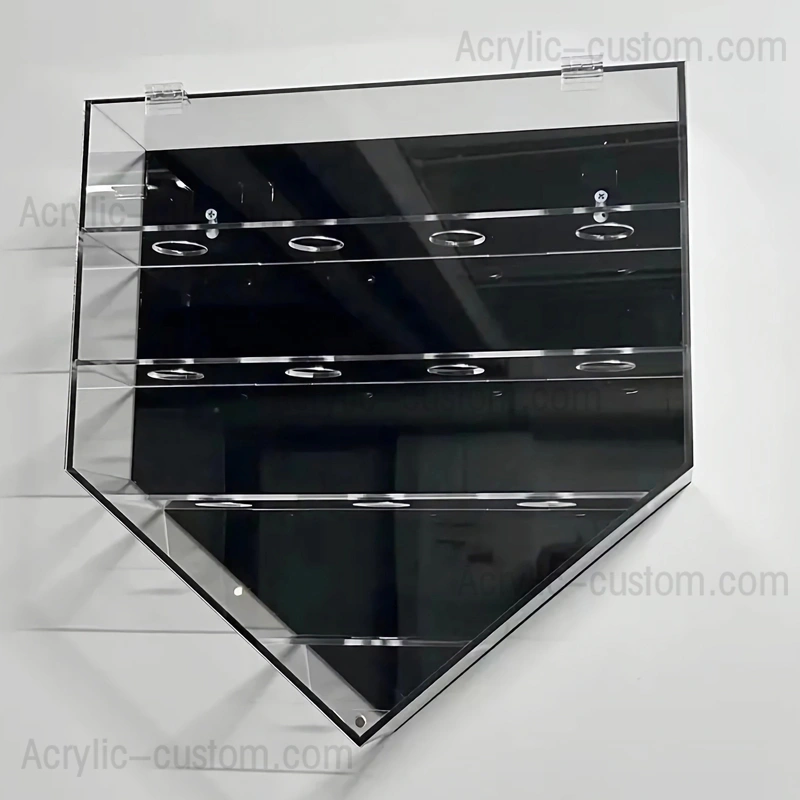 野球用ディスプレイケース ウォールマウント - カスタムアクリルディスプレイケース