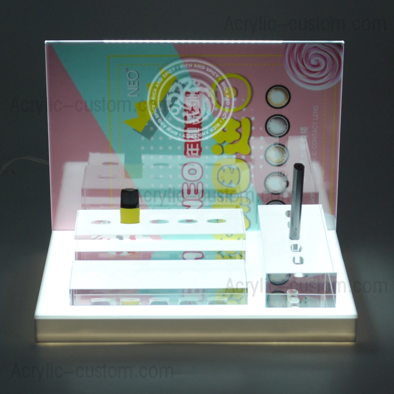 vape/vaping ペンディスプレイスタンド - アクリル LED ディスプレイスタンド