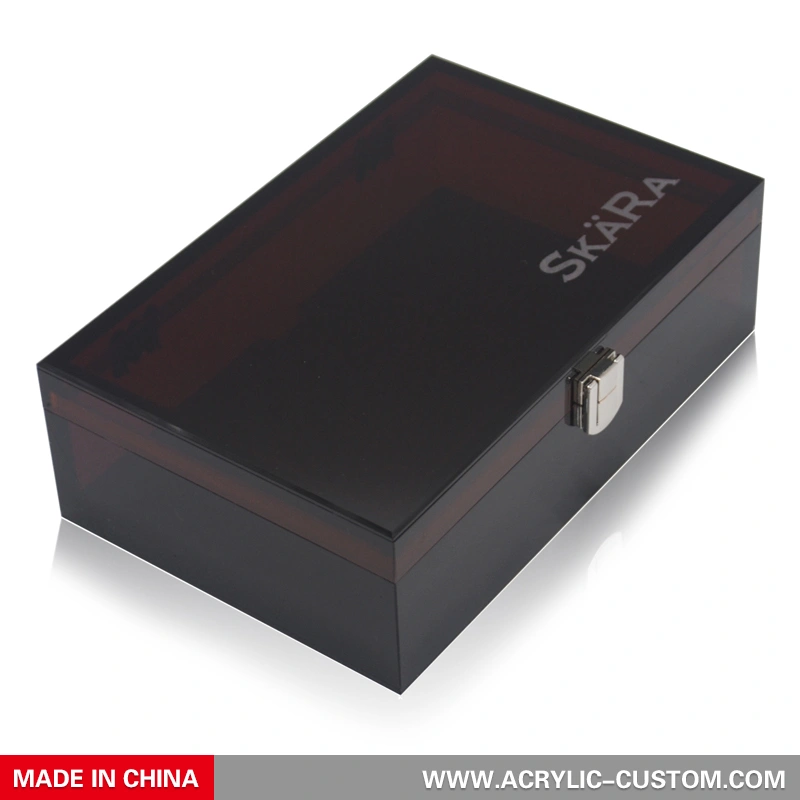 Small 20 Cigars Humidor - Travel Acrylic Humidor/Box