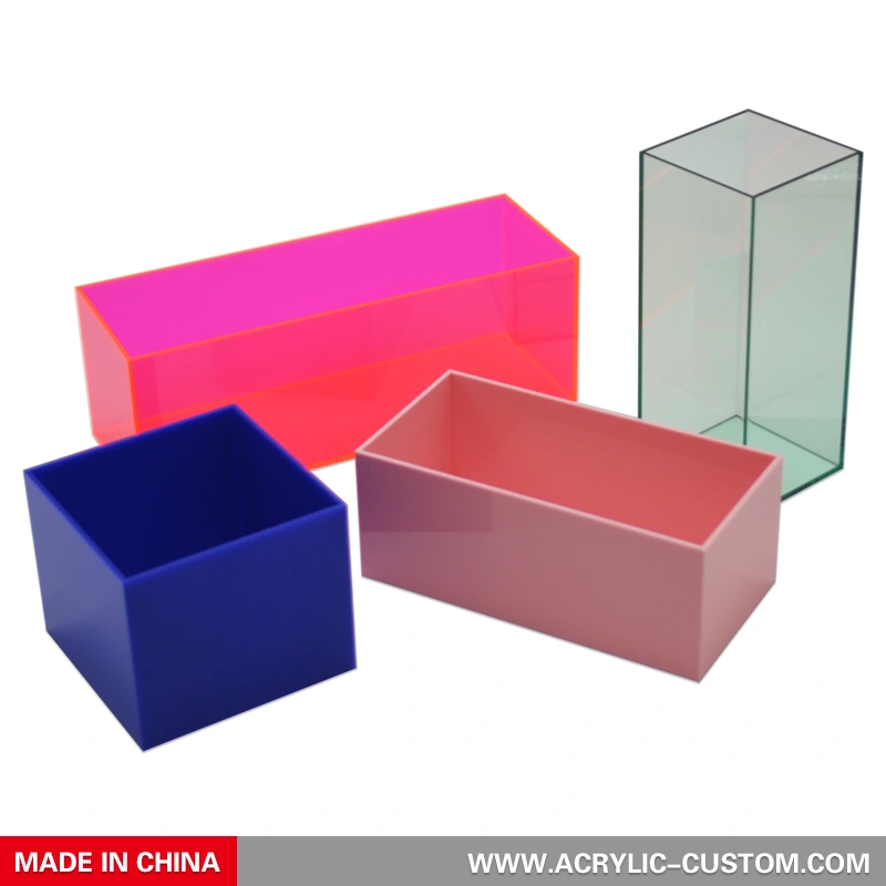 Colorful Acrylic Cube Square Acrylic Box | Acrylic Display Case