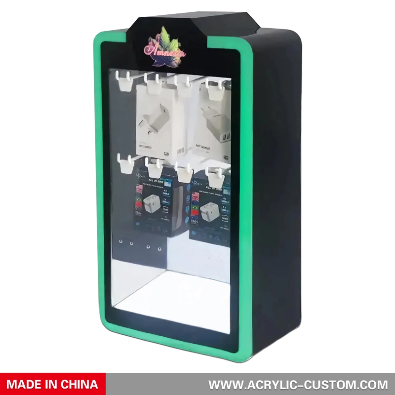 カウンタートップアクセサリーディスプレイケース - LEDアクリルディスプレイケース