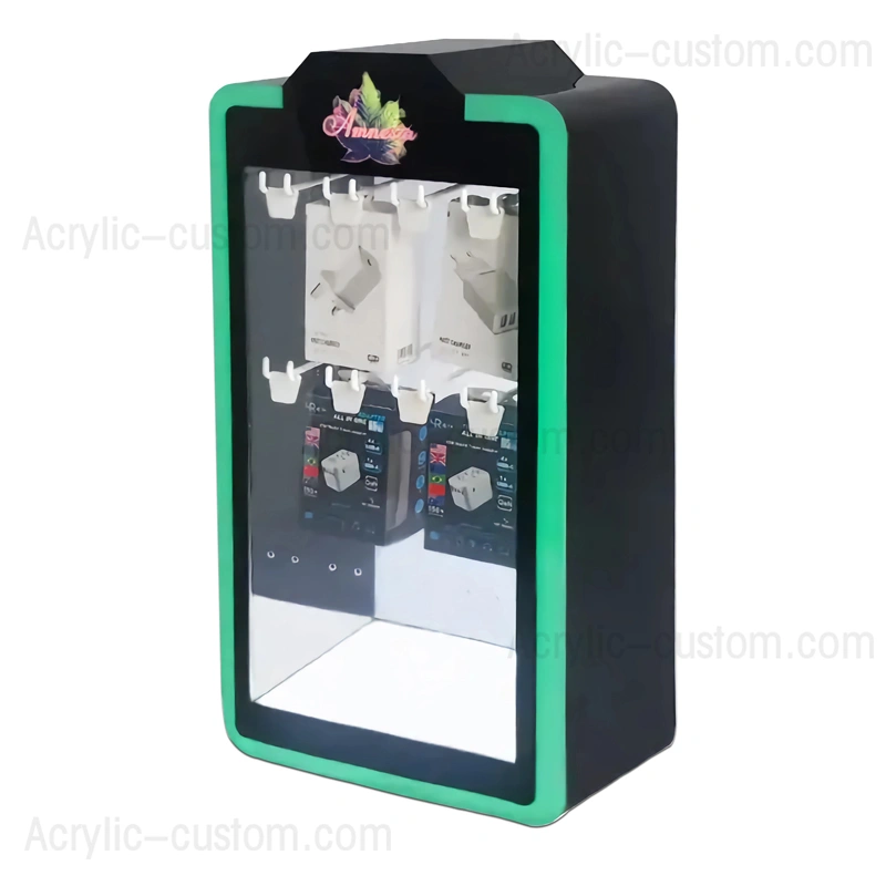 カウンタートップアクセサリーディスプレイケース - LEDアクリルディスプレイケース