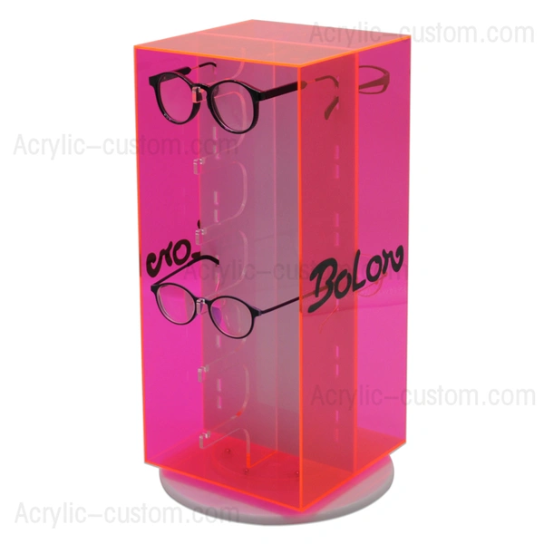 Glasses/Sunglasses Display Stand - 360 Rotating Acrylic Display Cases
