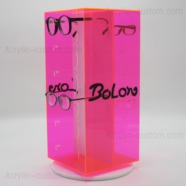 Glasses/Sunglasses Display Stand - 360 Rotating Acrylic Display Cases