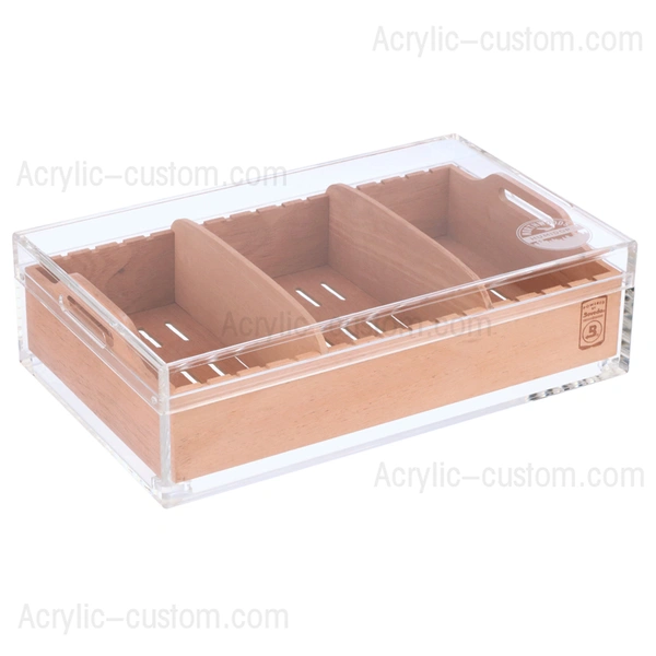 Custom Acrylic 75-Cigar Humidor | Large Cigar Humidor/Box