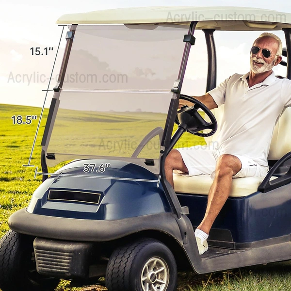 10l0l ゴルフ カート アクリル フロント ガラス - ゴルフ カート アンチ uv フロント ガラス