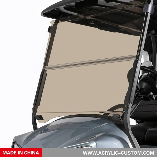 ゴルフカート折りたたみ式フロントガラス | アクリル抗紫外線フロントガラス