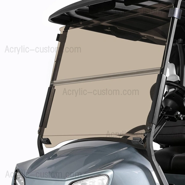 ゴルフカート折りたたみ式フロントガラス | アクリル抗紫外線フロントガラス