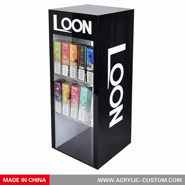 Vape Display Case - Custom LOGO Retail Acrylic Display Cases