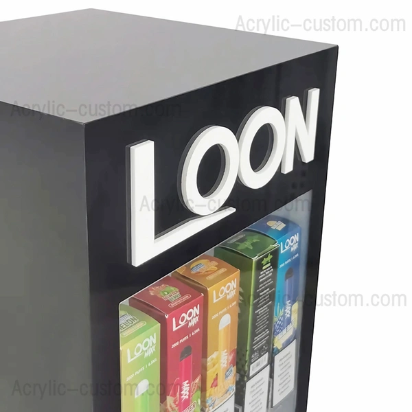 Vape Display Case - Custom LOGO Retail Acrylic Display Cases
