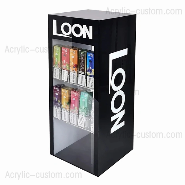 Vape Display Case - Custom LOGO Retail Acrylic Display Cases