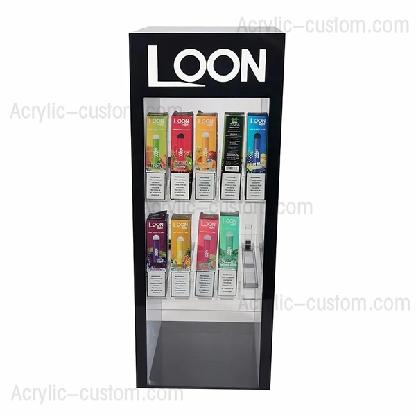 Vape Display Case - Custom LOGO Retail Acrylic Display Cases