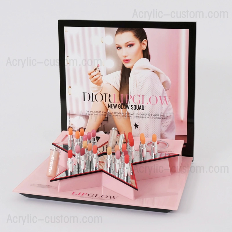 化粧品の口紅ディスプレイ - 小売アクリルディスプレイ
