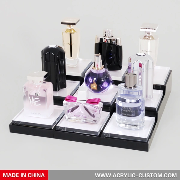 カスタム香水ディスプレイ - アクリル化粧品ディスプレイ