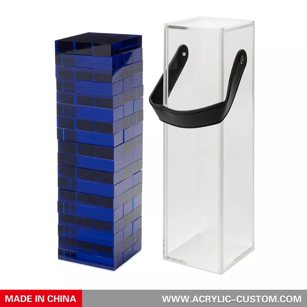 Acrylic Tumble Tower Game - Lucite Puzzle Game