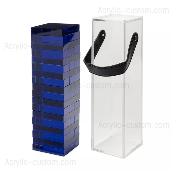 Acrylic Tumble Tower Game - Lucite Puzzle Game