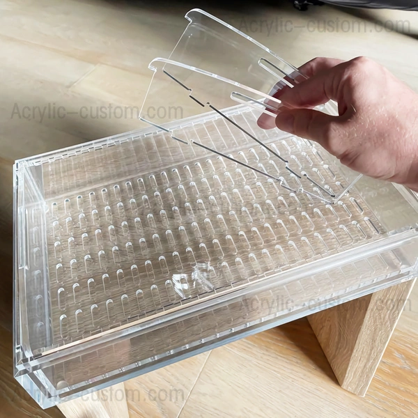 大きなボベダ アクリル ヒュミドール - アクリル シガー ヒュミドール ボックス