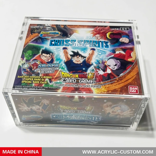 Dragon Ball Super Acrylic Case - Booster Box Display Protective Case
