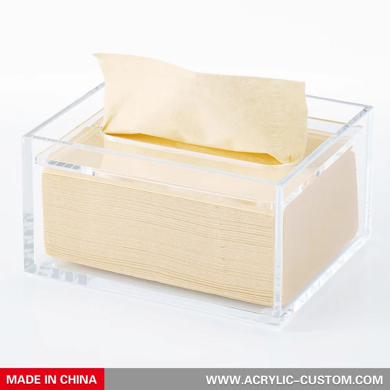 Квадратная крышка коробки для акриловых салфеток - декор коробки для акриловых салфеток