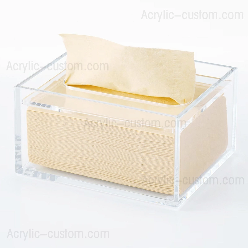 Квадратная крышка коробки для акриловых салфеток - декор коробки для акриловых салфеток