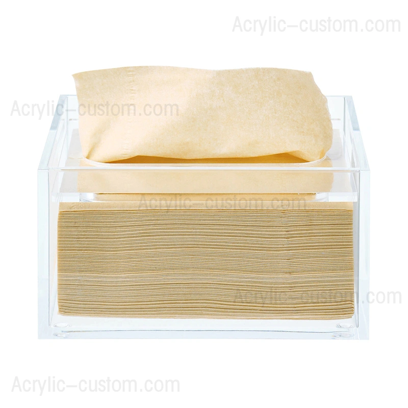 Квадратная крышка коробки для акриловых салфеток - декор коробки для акриловых салфеток