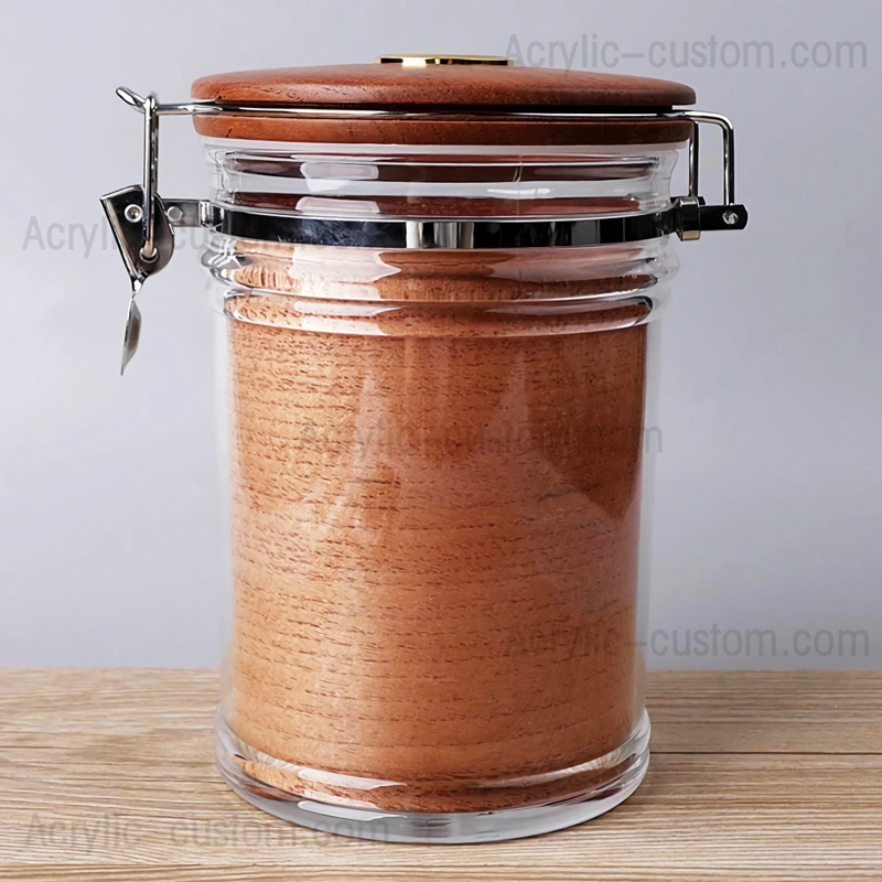 シガー ジャー ヒュミドール - 25 本の葉巻用アクリル ヒュミドール ジャー