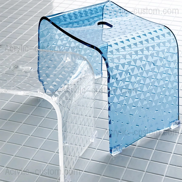 taburete de baño de acrílico - taburete de ducha de lucita de muebles modernos