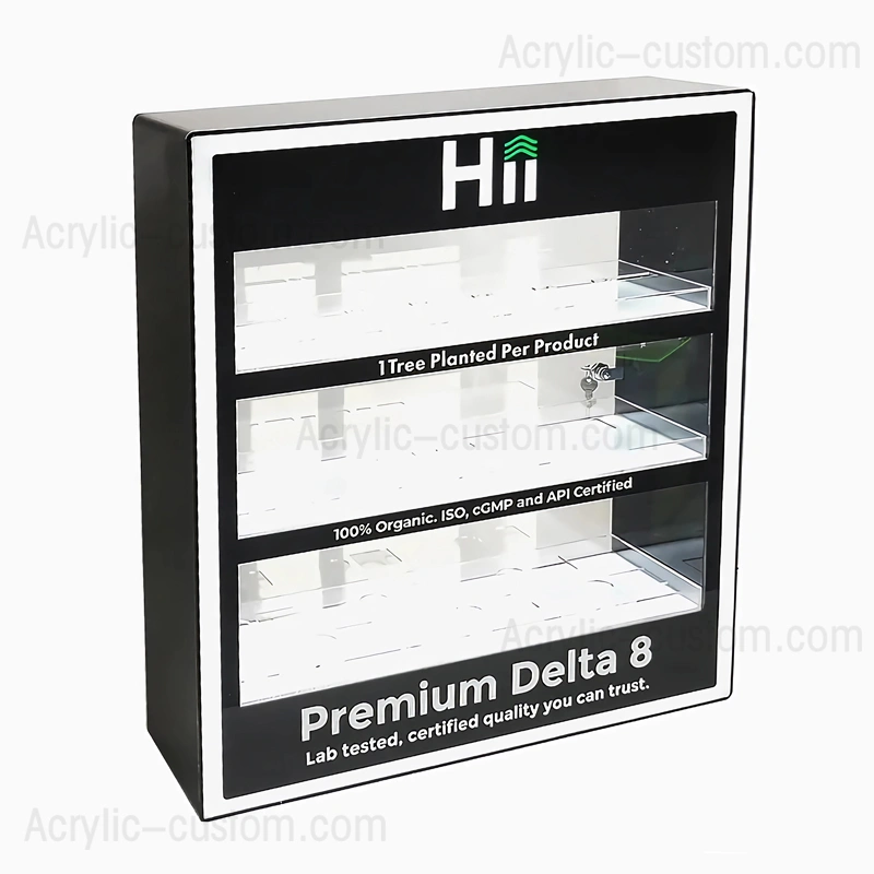 アクリル電子ジュース/電子タバコ ディスプレイ - 小売り led rgb ディスプレイ キャビネット