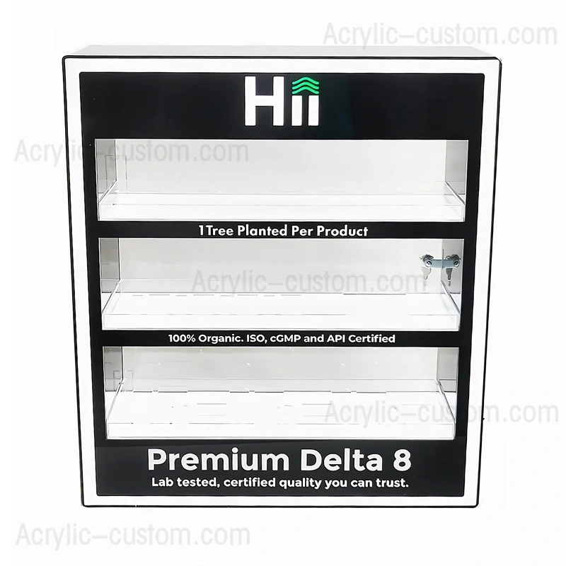 アクリル電子ジュース/電子タバコ ディスプレイ - 小売り led rgb ディスプレイ キャビネット