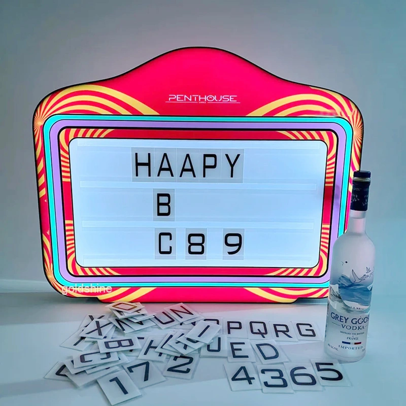 led レター ボード サイン - ナイトクラブ ライトアップ vip サービス glorifier