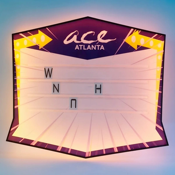 LED レター ボード サイン - ナイトクラブ ライトアップ レター ボード