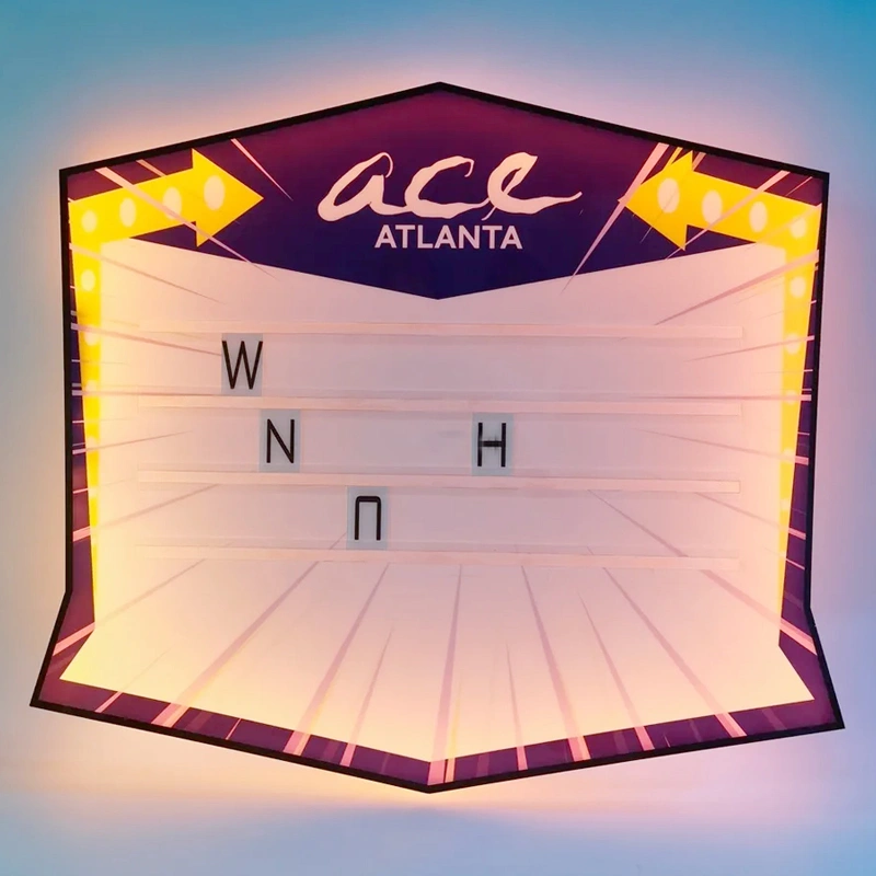 LED レター ボード サイン - ナイトクラブ ライトアップ レター ボード